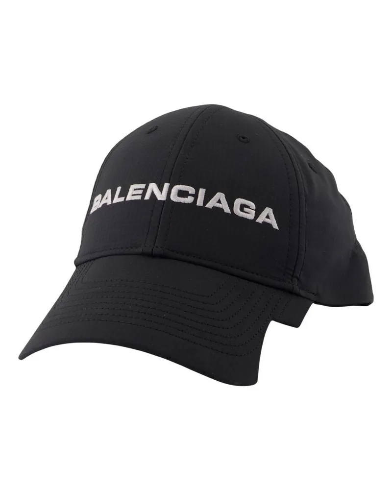 Balenciaga Cap  Canvas Schwarz Black