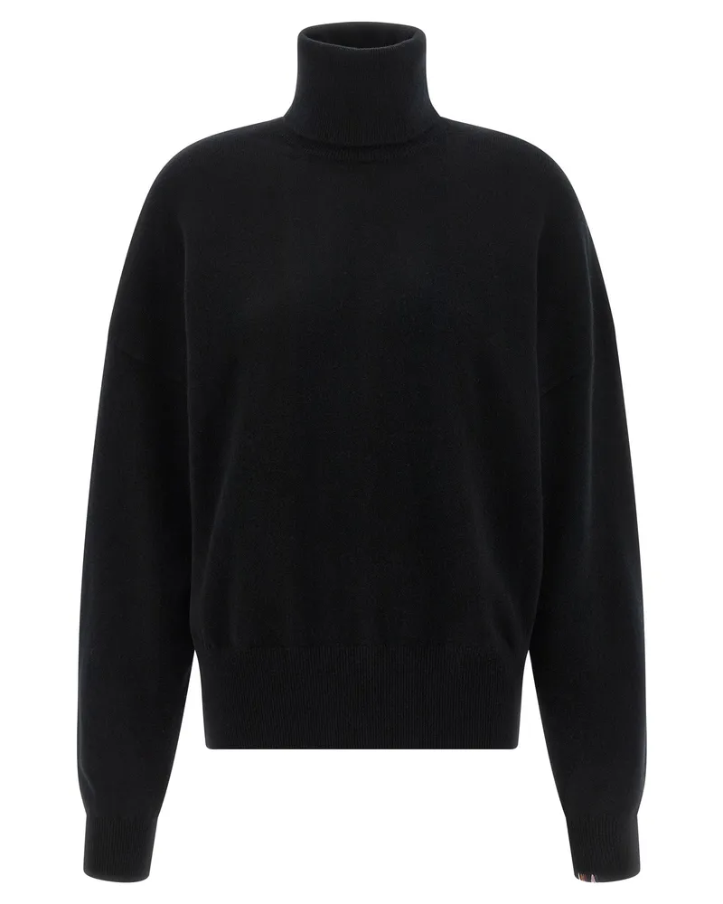 extreme cashmere Extremer Kaschmir 'N ° 204 Jill' Rollkragenpullover Black