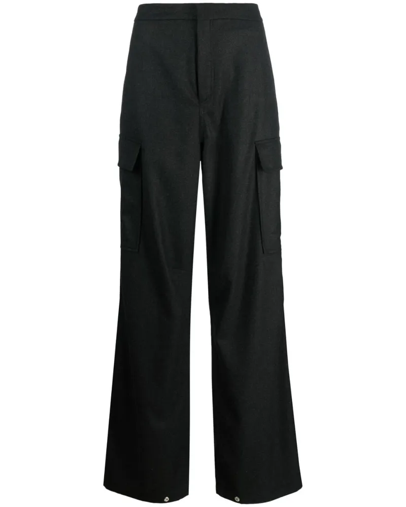 Filippa K Flanell Cargo Hosen Grey