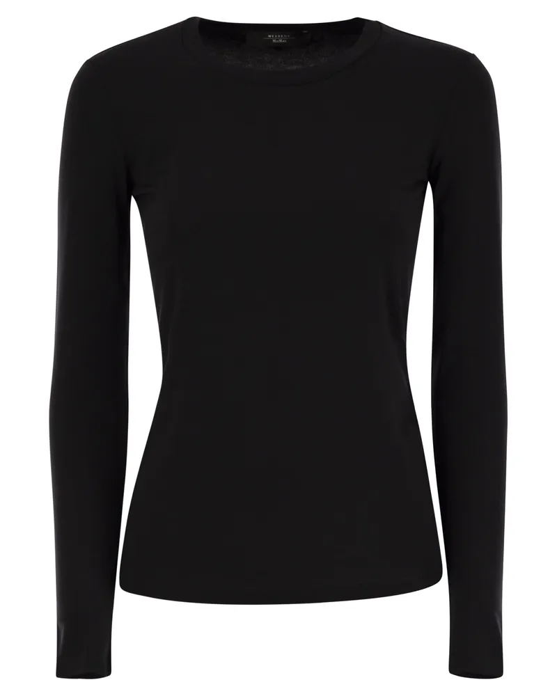 Max Mara Multie Viscose Yarn Sweater Black