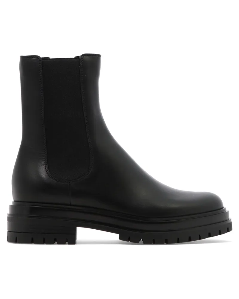 Gianvito Rossi Chelsea-Stiefeletten „Chester 20 mm Black