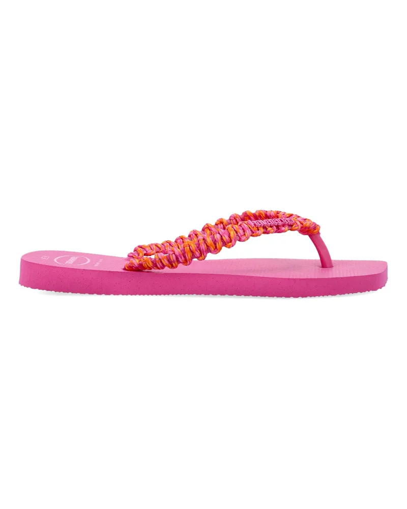 Havaianas flache Schuhe Pink