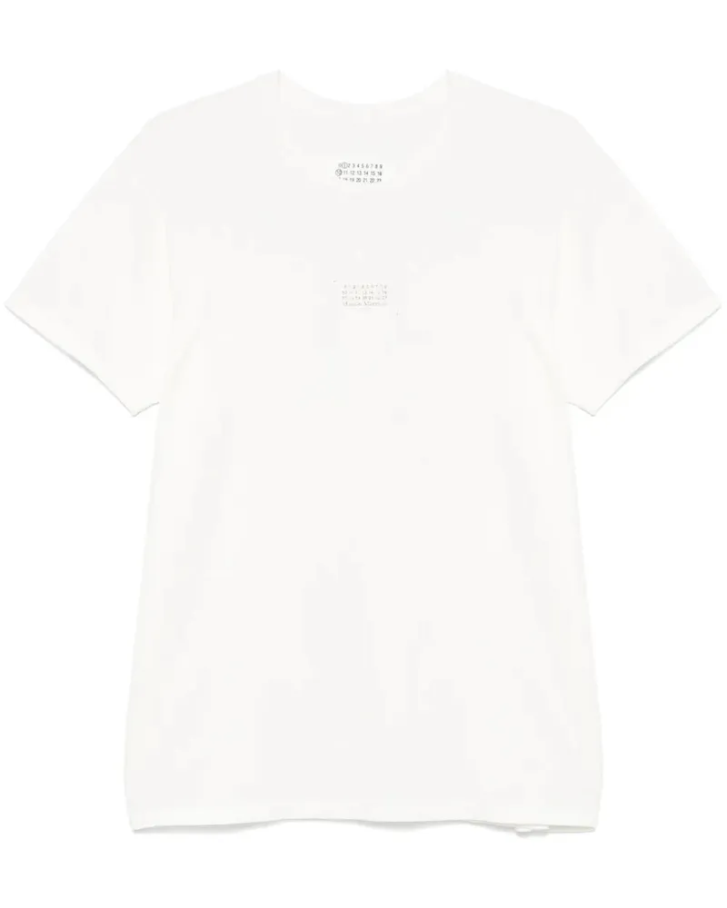 Maison Margiela T -Shirt mit Zahlen Motiv 971