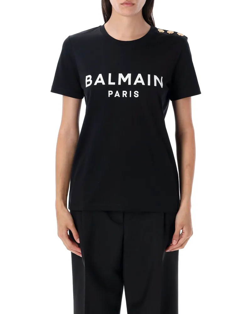 Balmain T -Shirts und Polos schwarz Black