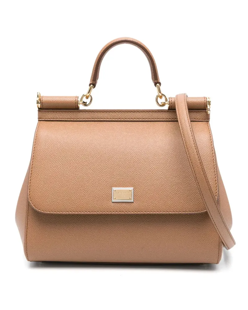 Dolce & Gabbana Sicily Tragetasche Caramello