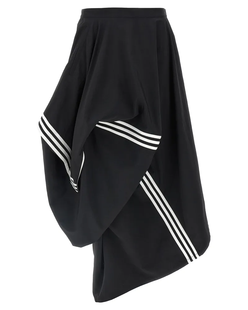 Y-3 Y 3 'W Drahtrock' Midi Rock Black