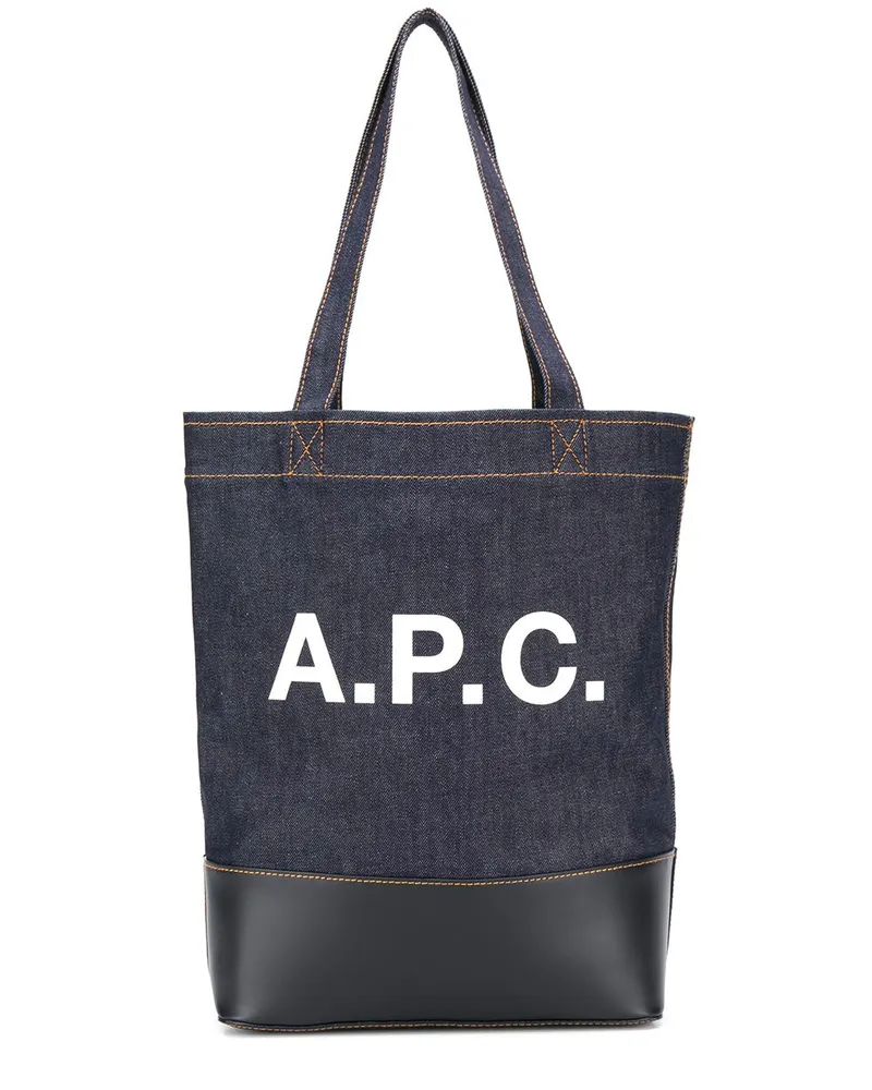 A.P.C. Axel -Denim -Tasche Tasche Blau