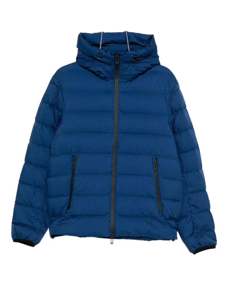 Emporio Armani Nylon-Daunenweste Blue