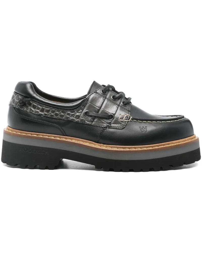 Woolrich Rock Bootsschuhe aus Leder Black