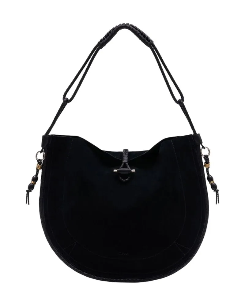 Isabel Marant Oskan Gd Umhängetasche  Leder Schwarz Black