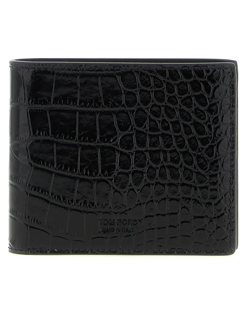 Tom Ford Crocodile Leder Brieftasche Black