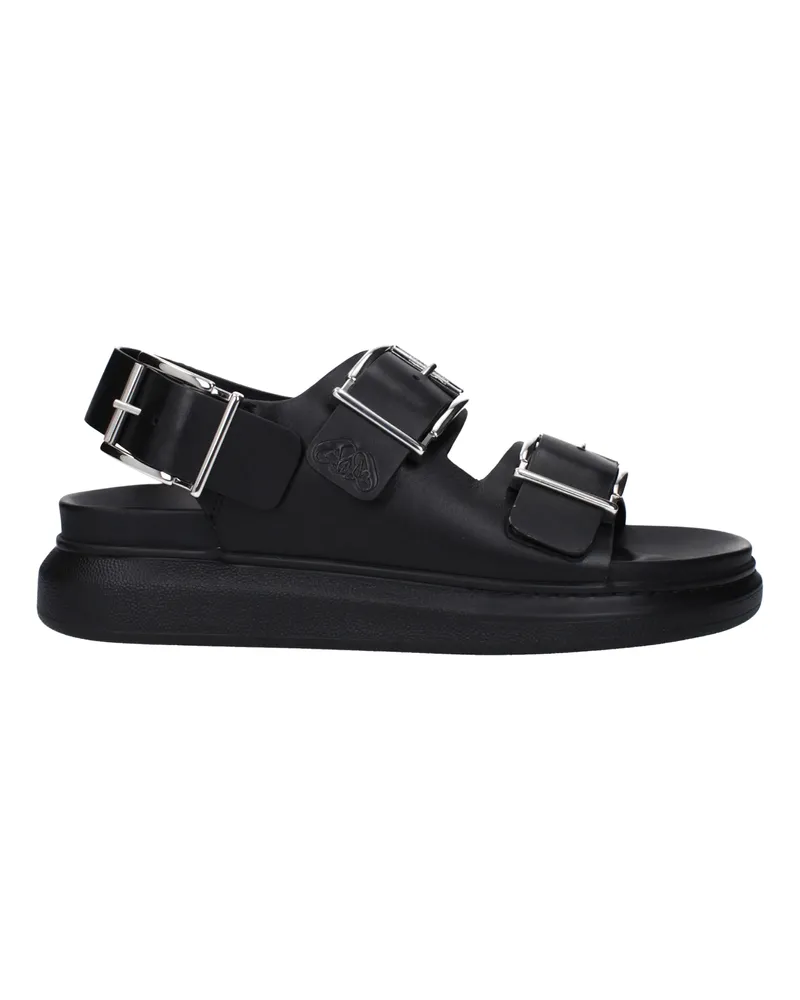 Alexander McQueen Hausschuhe und Hufe Alabama Männer Leder schwarz -