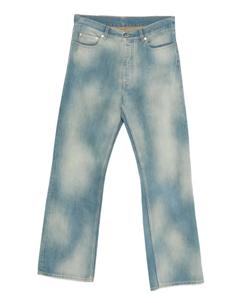 OFF-WHITE Jeans in gebrochenem Weiß mit verwaschenem Effekt 4141