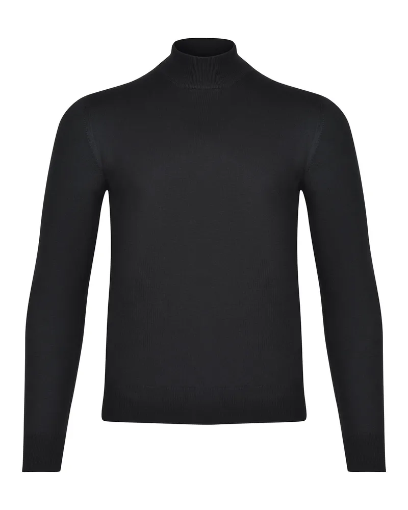 Tagliatore Pullover aus Virgin Wolle Black