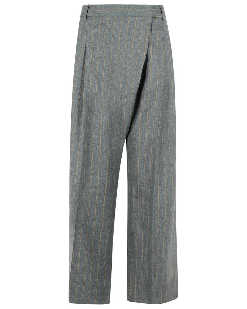 Ganni Graue Hose aus Wollmischung von Grey
