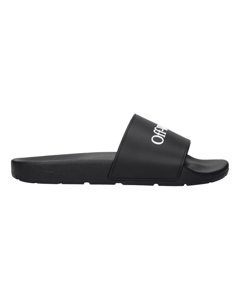 OFF-WHITE Männers Clogs und Pantoletten aus Gummi in Schwarz -
