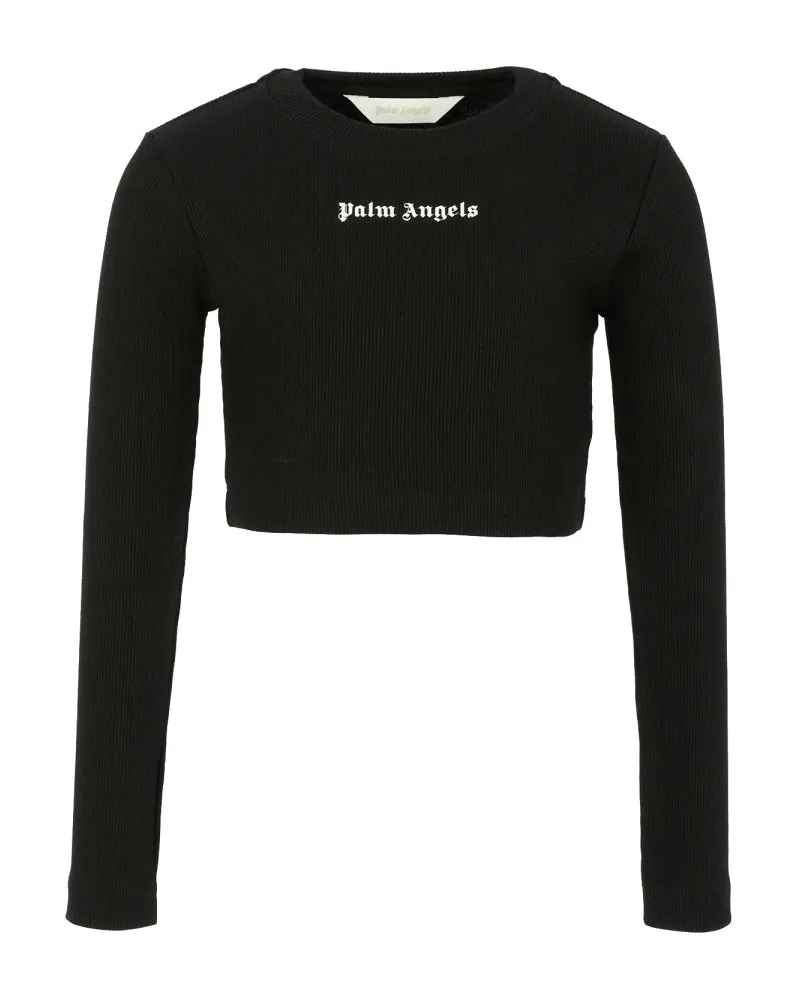 Palm Angels T -Shirt mit Logo Black