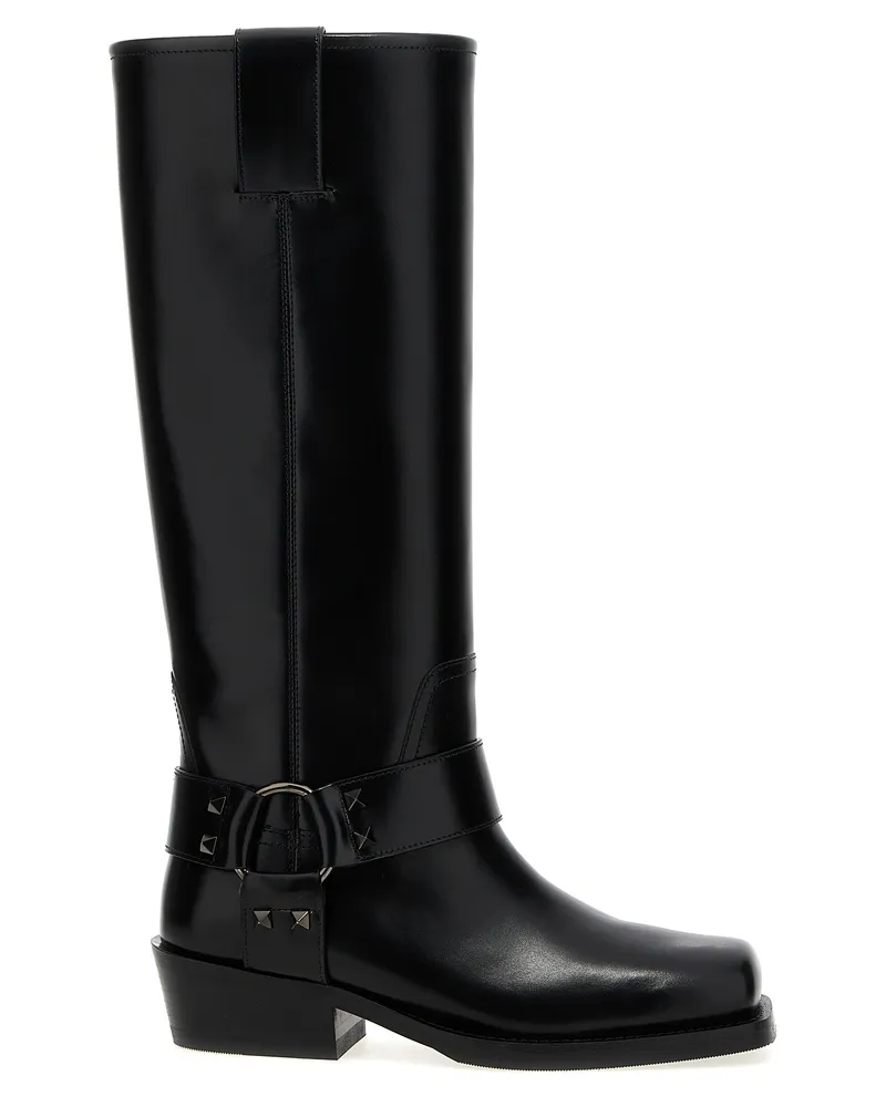 Valentino Garavani Valentino Garavani 'Rockstud' Stiefel Black