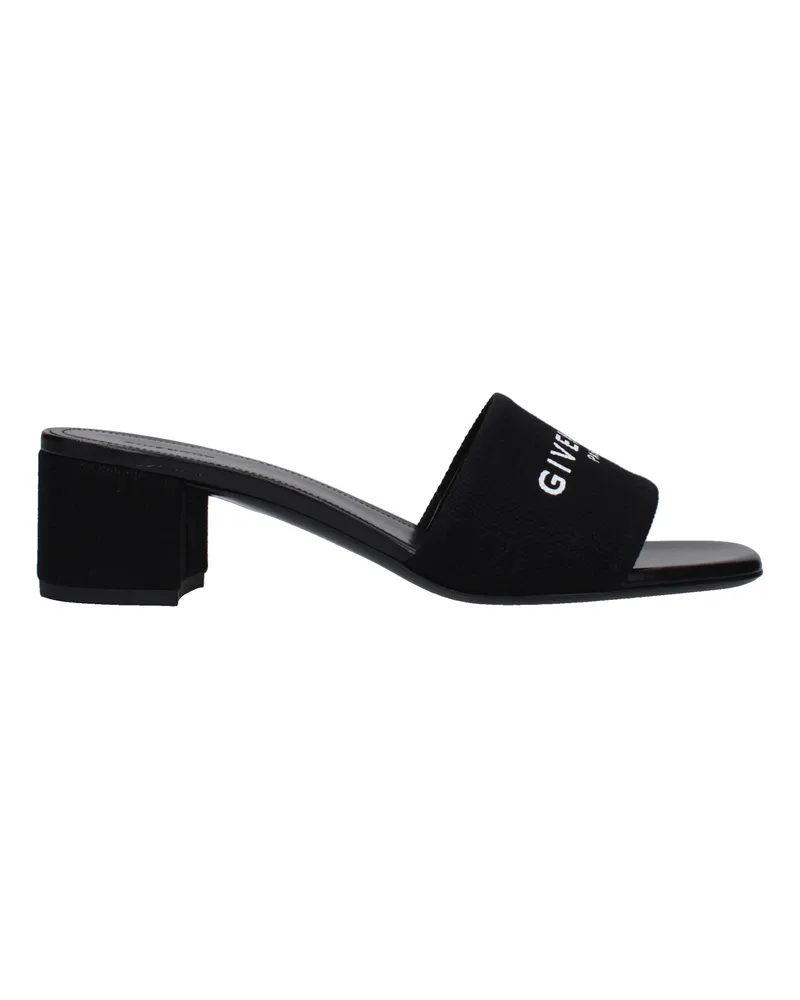 Givenchy Sandalen 4g Damens Stoff Schwarz -