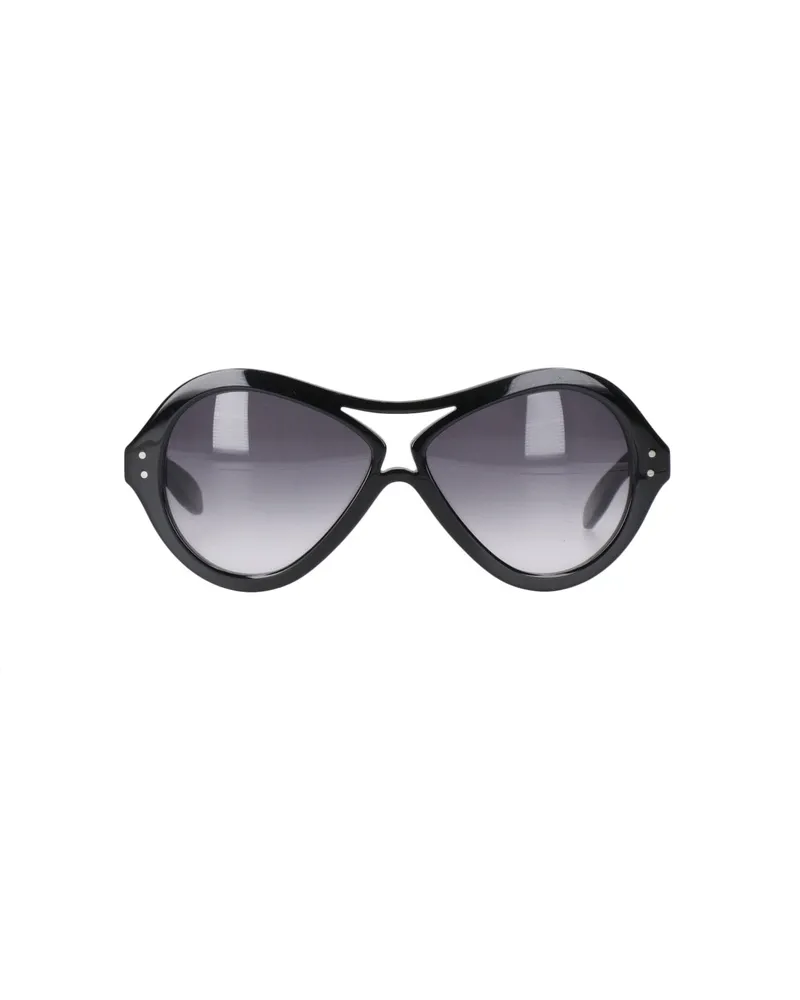 Alberta Ferretti Sonnenbrille Schwarz Black