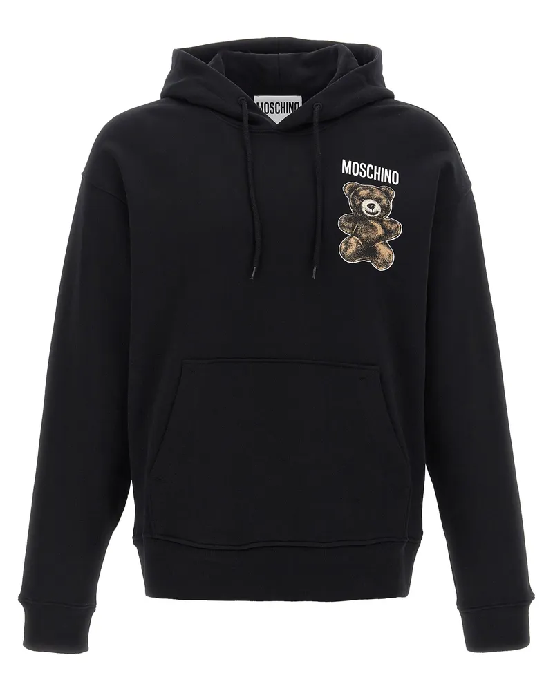 Moschino Teddy' Print Hoodie Black