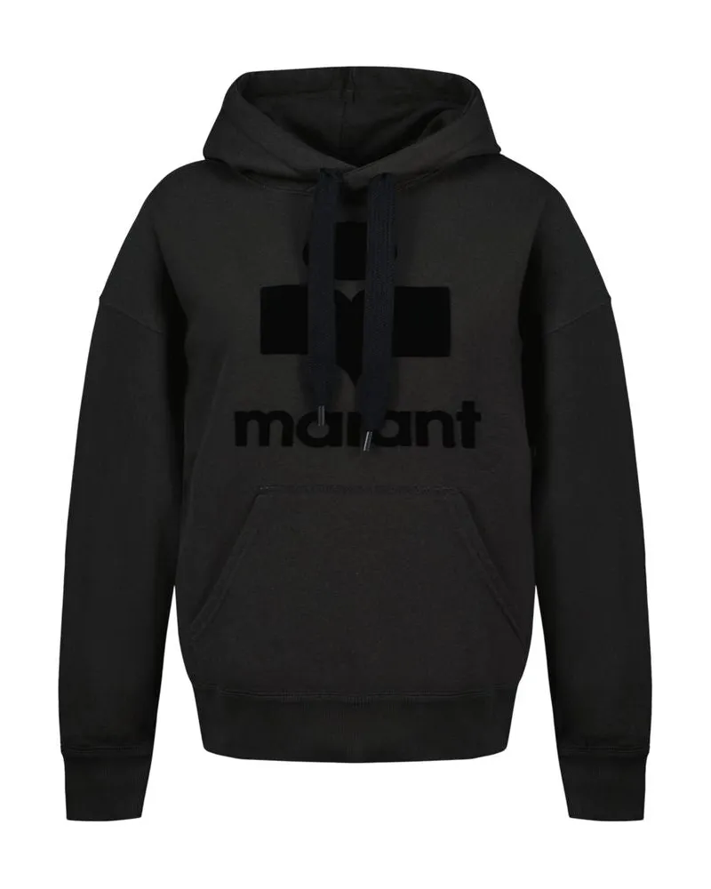 Isabel Marant Mansel Gz Hoodie  Baumwolle Schwarz Black