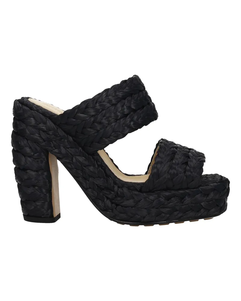 Bottega Veneta Sandalen Frauen Rafia Schwarz -