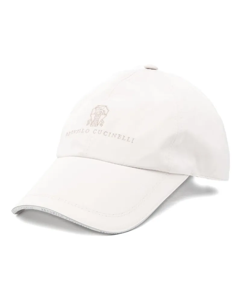 Brunello Cucinelli Baseballkappe von  Logo White