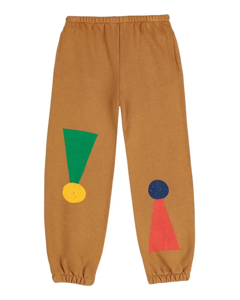 BOBO CHOSES Bobo wählt "Schach" -Logohose aus Brown