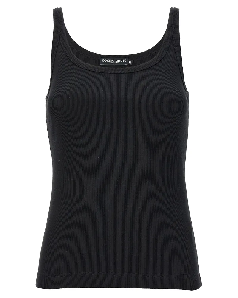 Dolce & Gabbana Rippen -Tank -Top Black