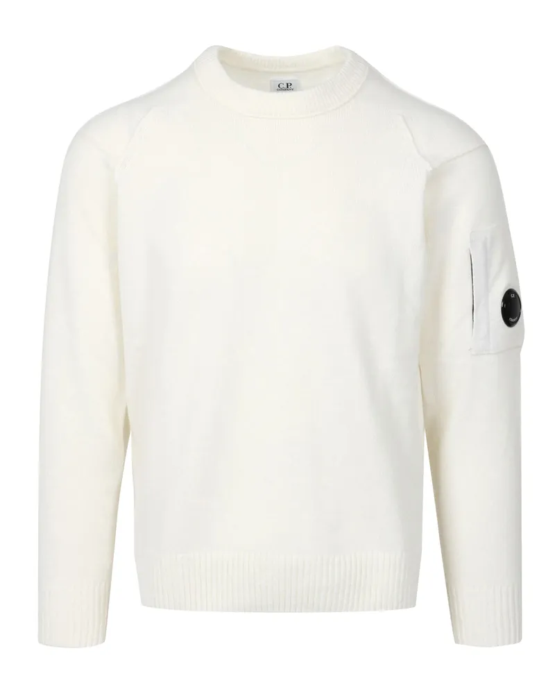 C.P. Company C.P. Firmenpullover weiß White