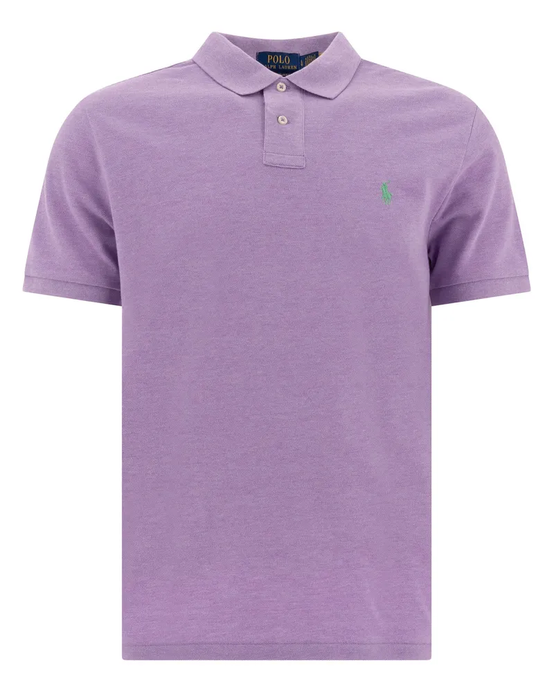 Ralph Lauren Piqué-Poloshirt Purple