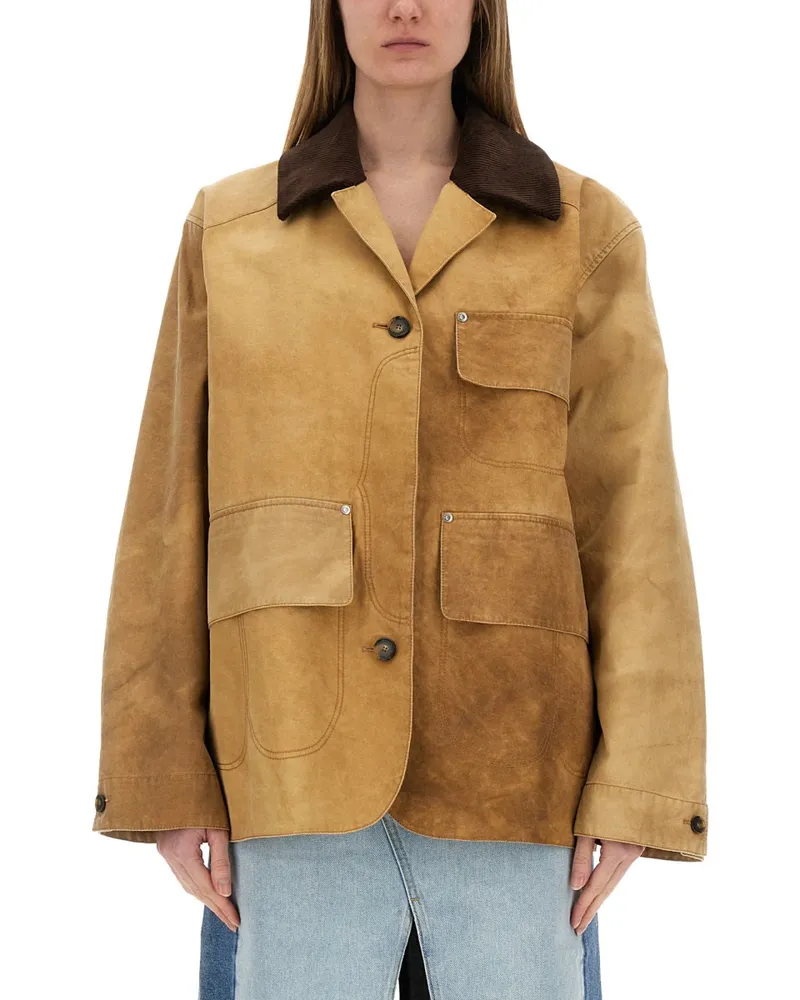 Stella McCartney Stella Mc Cartney "Workwear Harrington" Jacke Beige