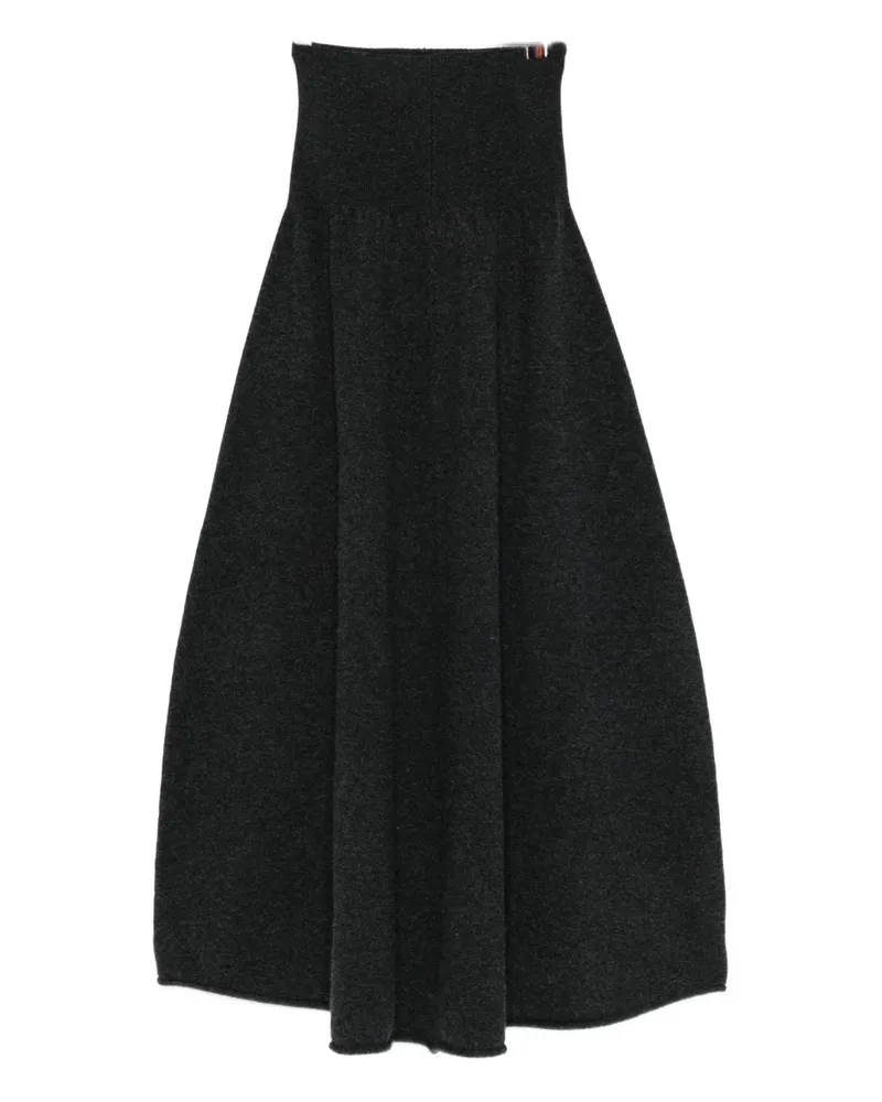 extreme cashmere Langer Rock aus extremem Kaschmir Blue