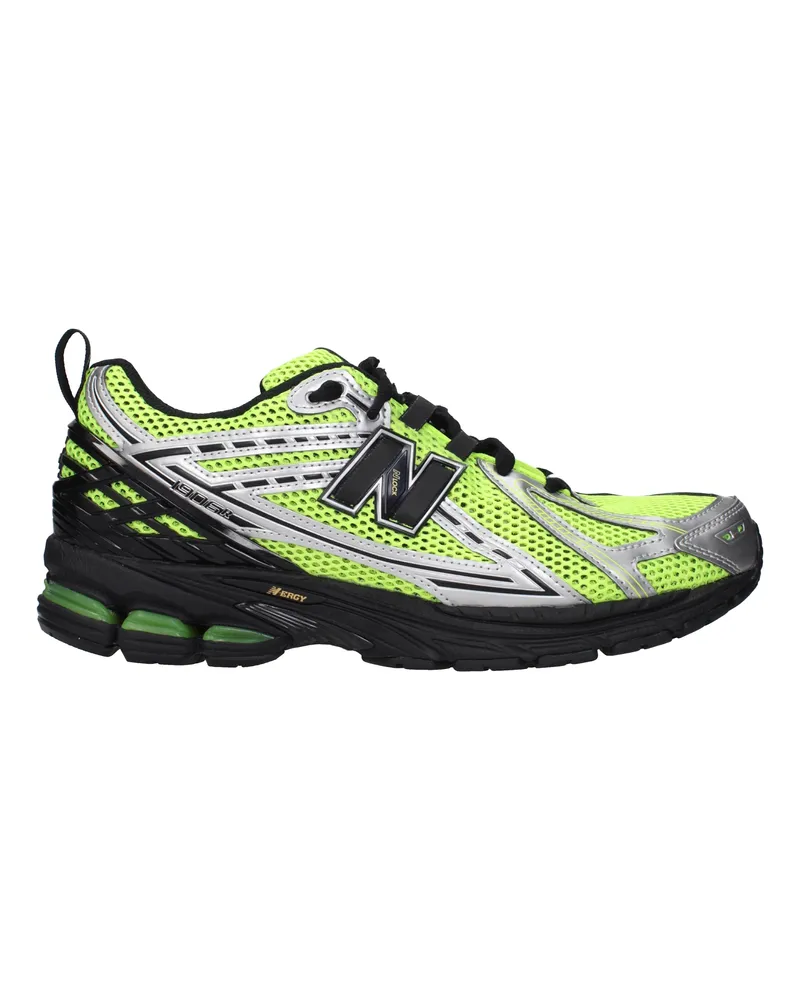 New Balance 1906 Herrens Sneakers aus grünem/silberfarbenem Stoff -