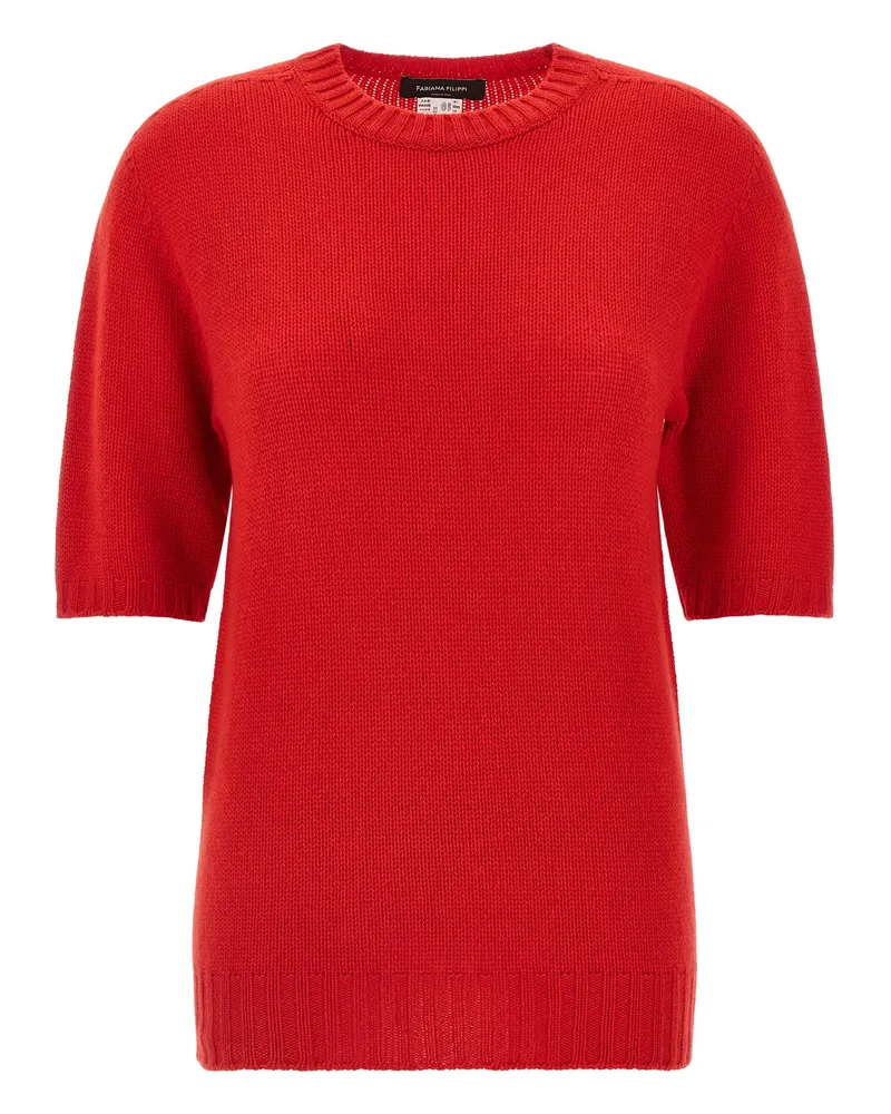 Fabiana Filippi Cashmere Pullover Red