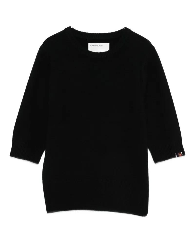 extreme cashmere Extremer Kaschmir -Kaschmir -Crewneck -Pullover Black