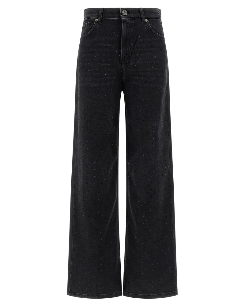 Twin-Set Crystal Jeans Black