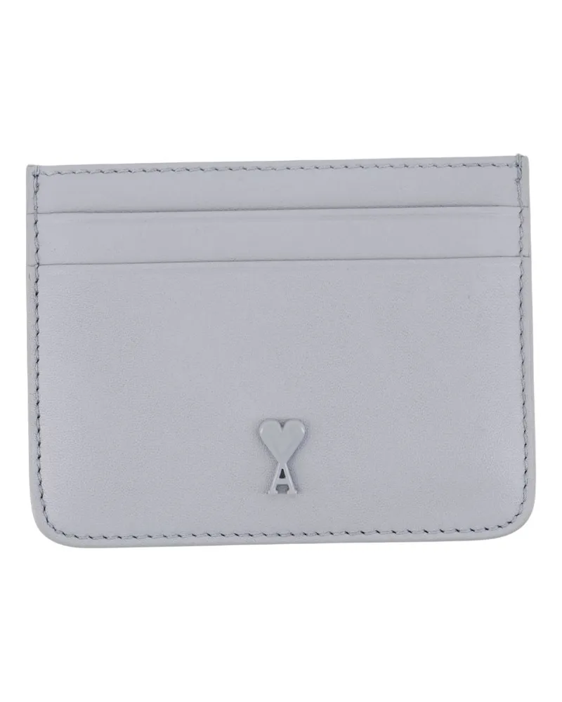 AMI Paris Kartenkoffer  Lederblau Blau