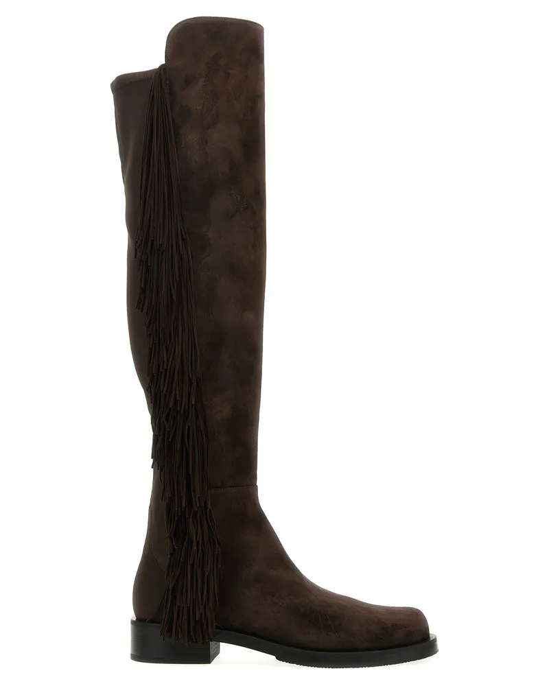 Stuart Weitzman 5050 Bold Fringe' Stiefel Brown