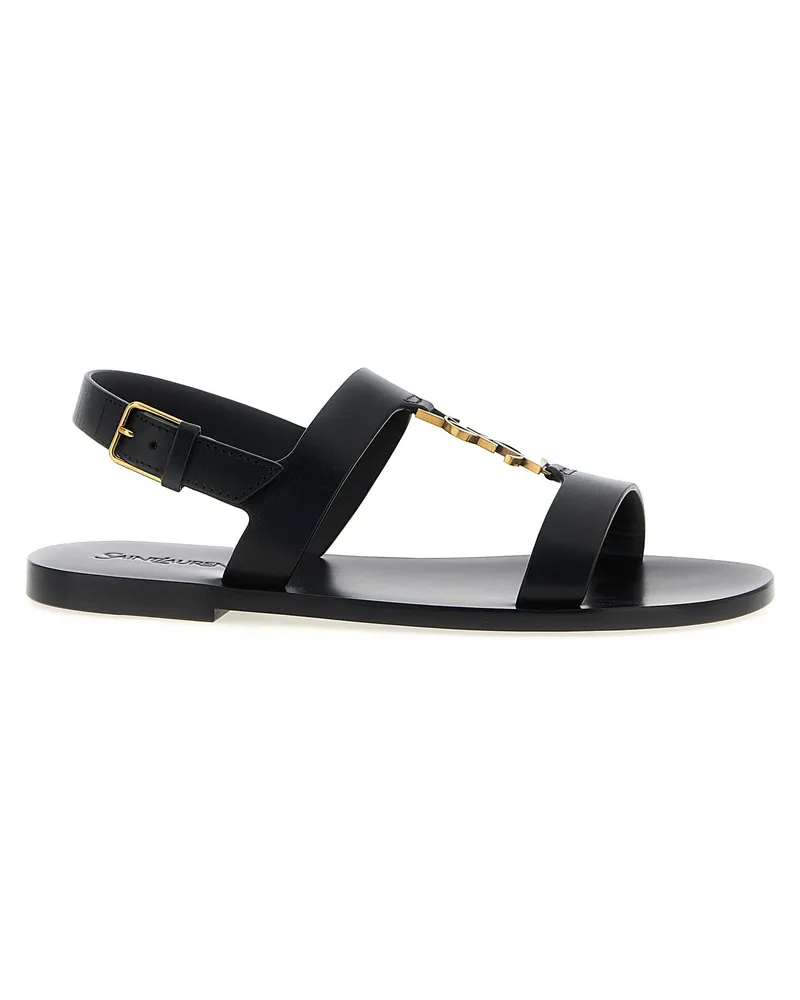 Saint Laurent Cassandre“ Sandalen Black