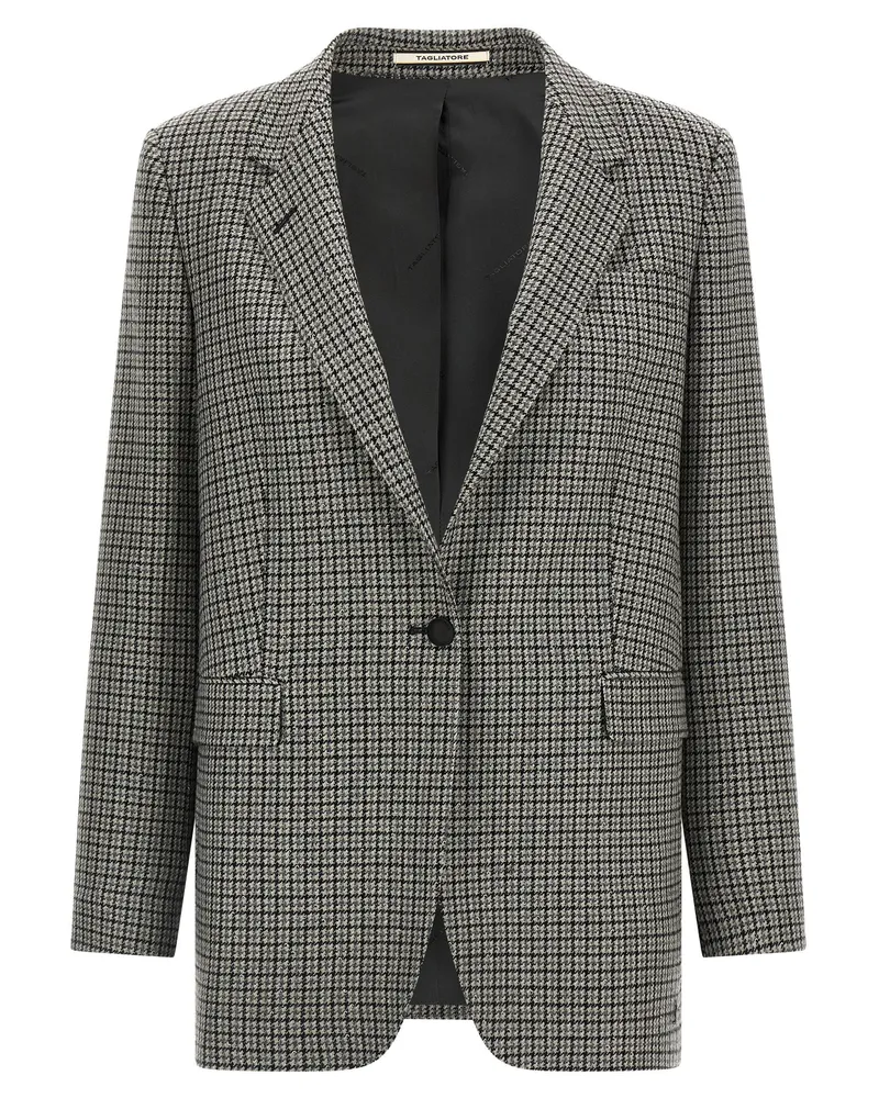 Tagliatore Oversize Blazer Jacket Gray