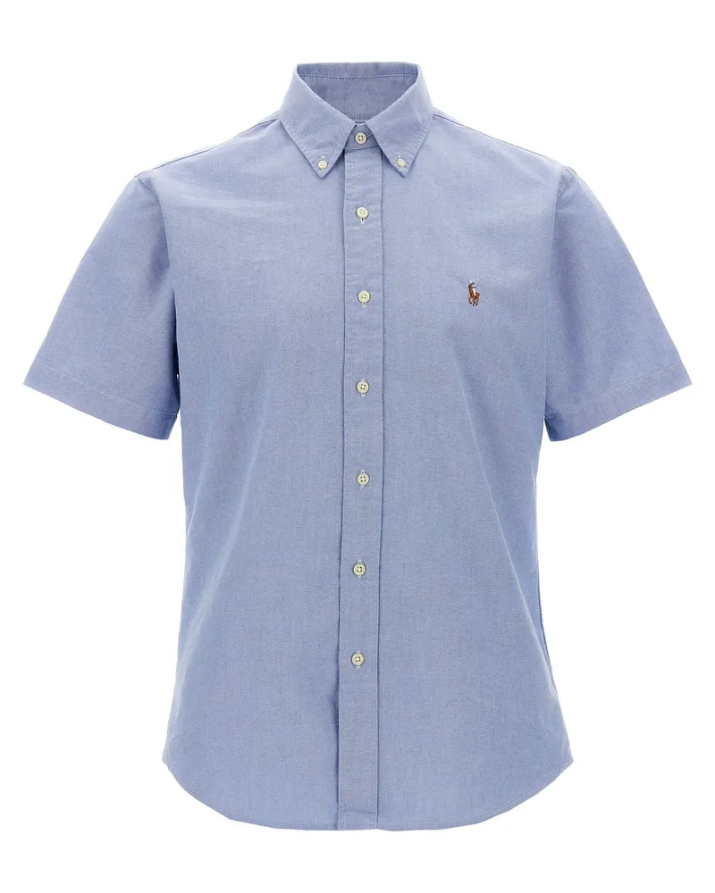 Ralph Lauren Logo Stickhemd Light