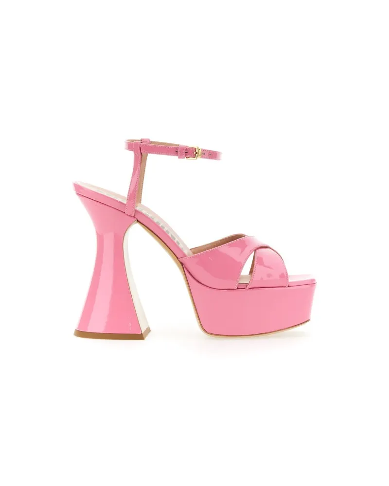 Moschino Plattform Sandale Pink