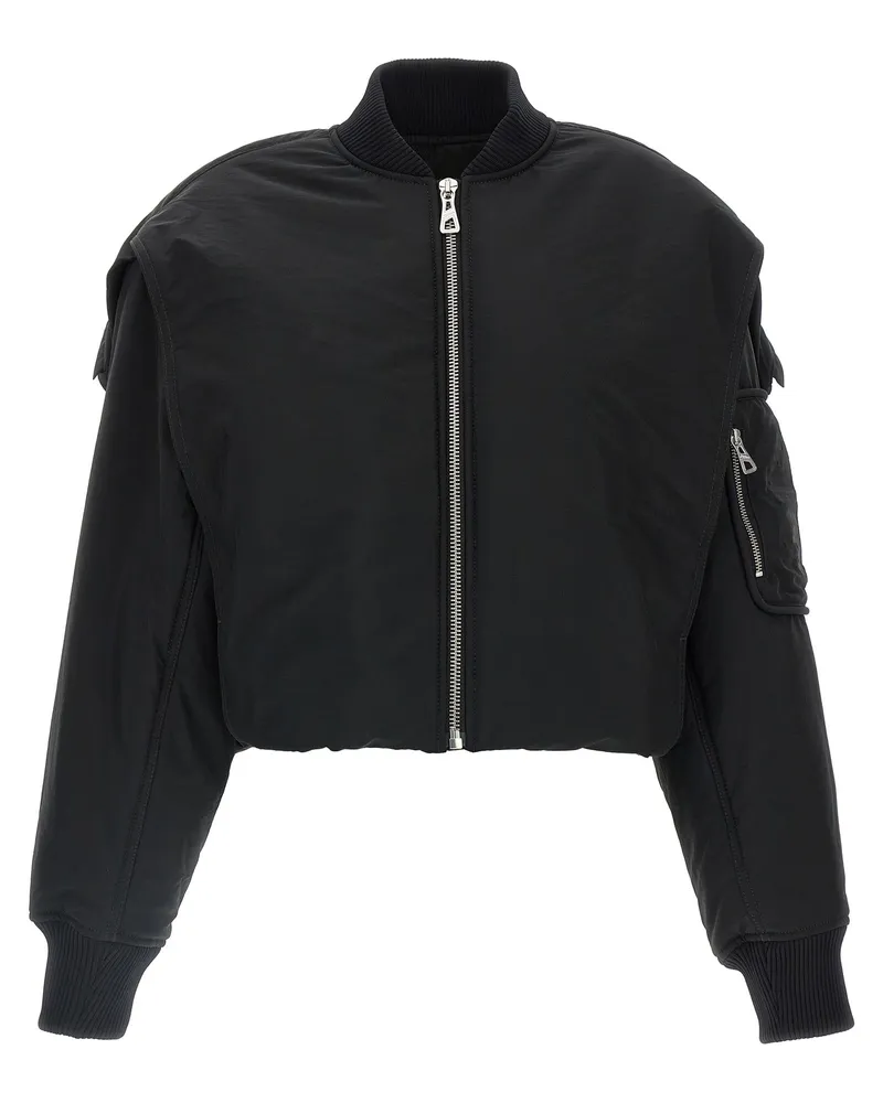 Jean Paul Gaultier The Hooded Bomber' Jacke Black