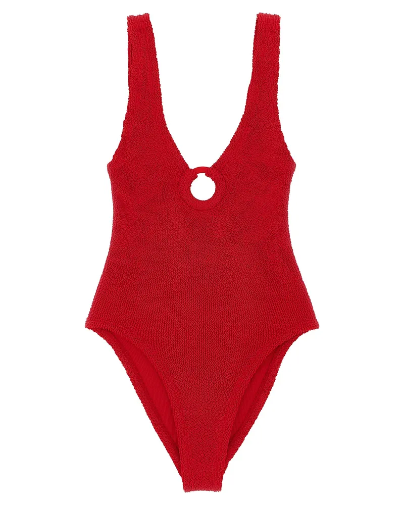 Hunza G Celine Swim' ein Stück Badeanzug Red