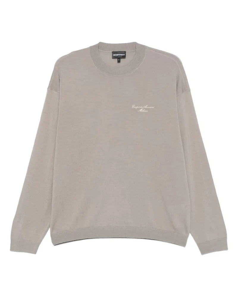 Emporio Armani Wolle Mischpullover Dove