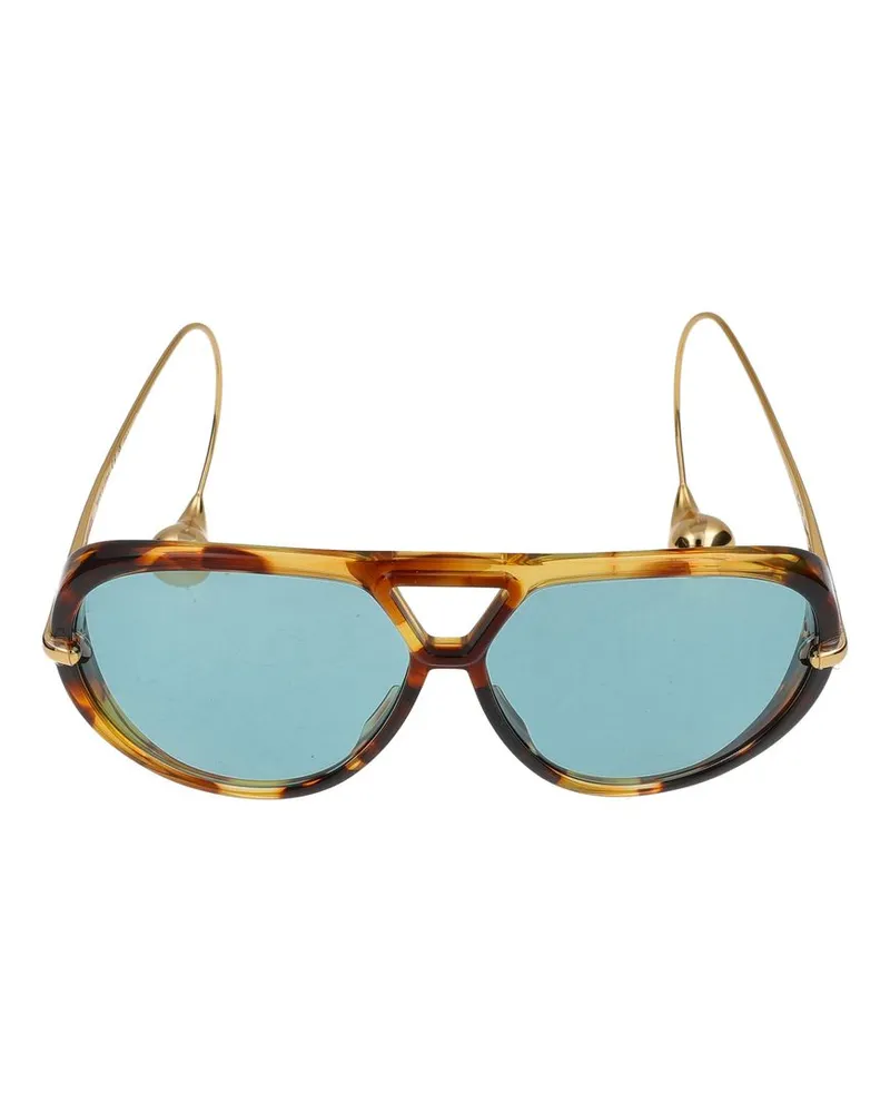 Bottega Veneta Sonnenbrille  Bv1273 S 007 Havanna Goldgrün /12/180 007