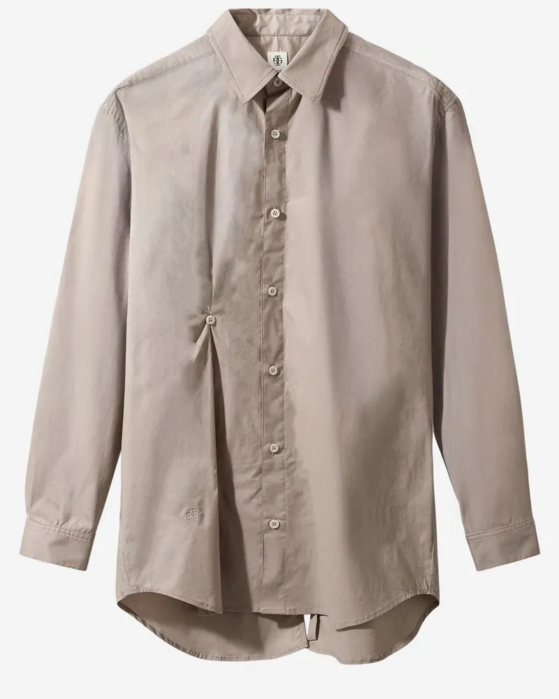 The Garment Das Garment Cyprus Stretch-Baumwollhemd Beige