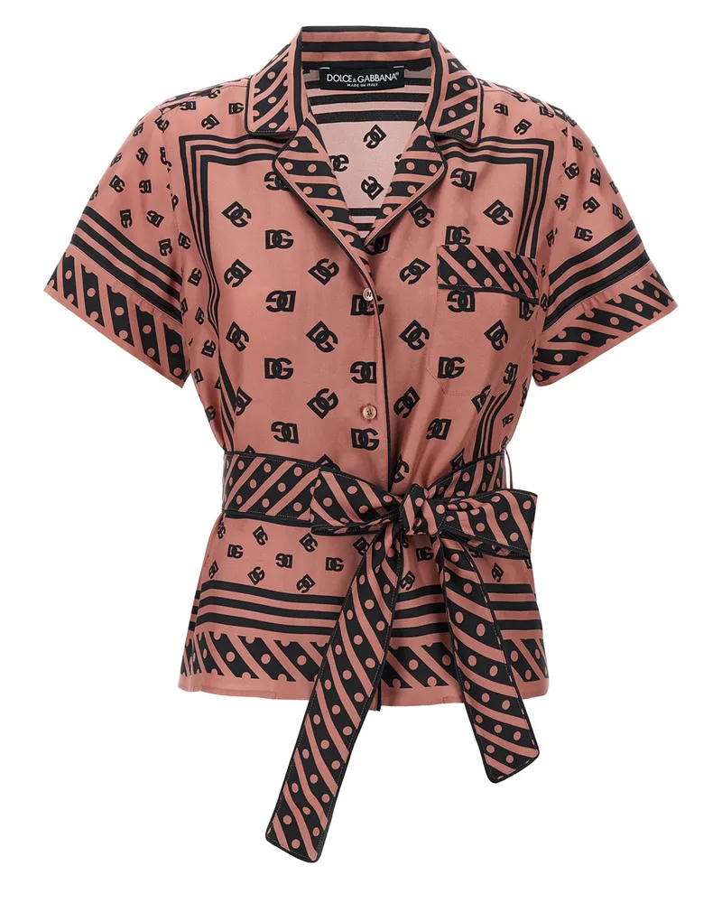 Dolce & Gabbana Seidenhemd Pink